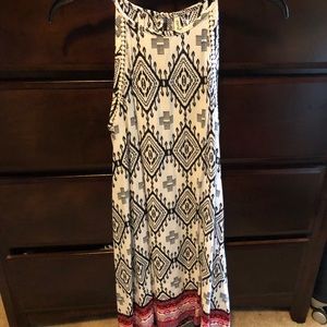 MUDD Long Strap Patterned Dress